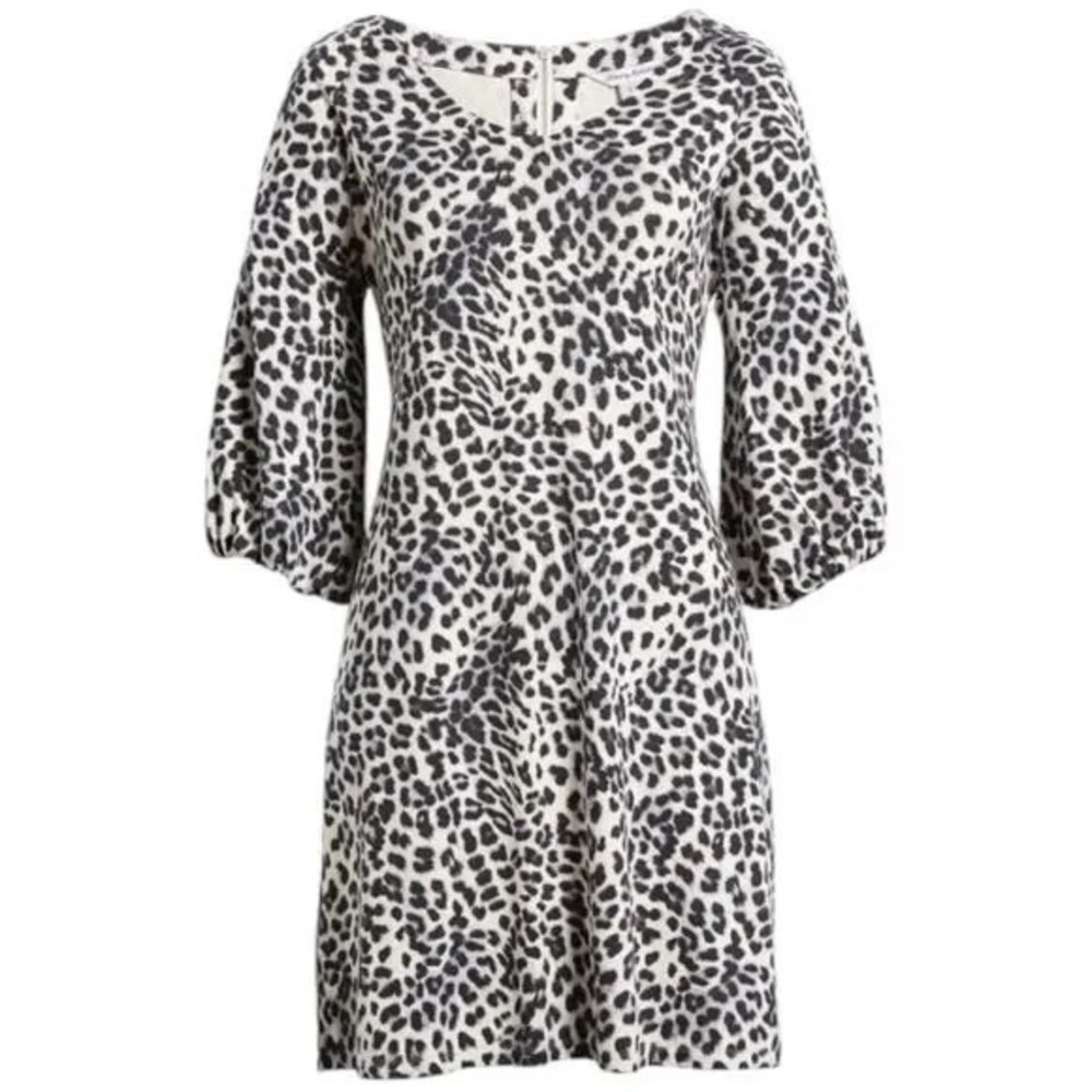 Tommy Bahama Darcy Lovely Leo Size Large‎ Leopard Balloon Sleeve Dress NWT - Picture 3 of 10